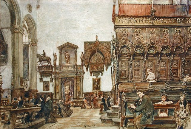 rudolf von alt - basilika in.